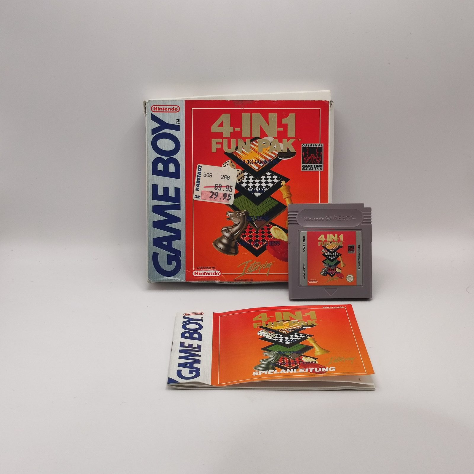 4-in-1 Fun Pak Game Boy PAL TED completo