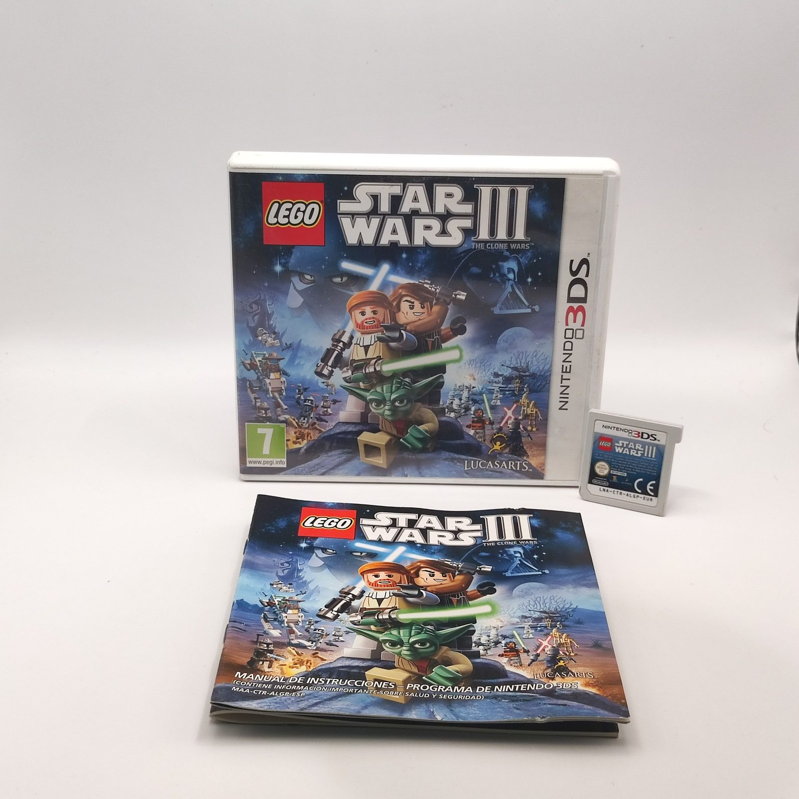 Lego Star Wars III The Clone Wars Nintendo 3DS PAL ESP