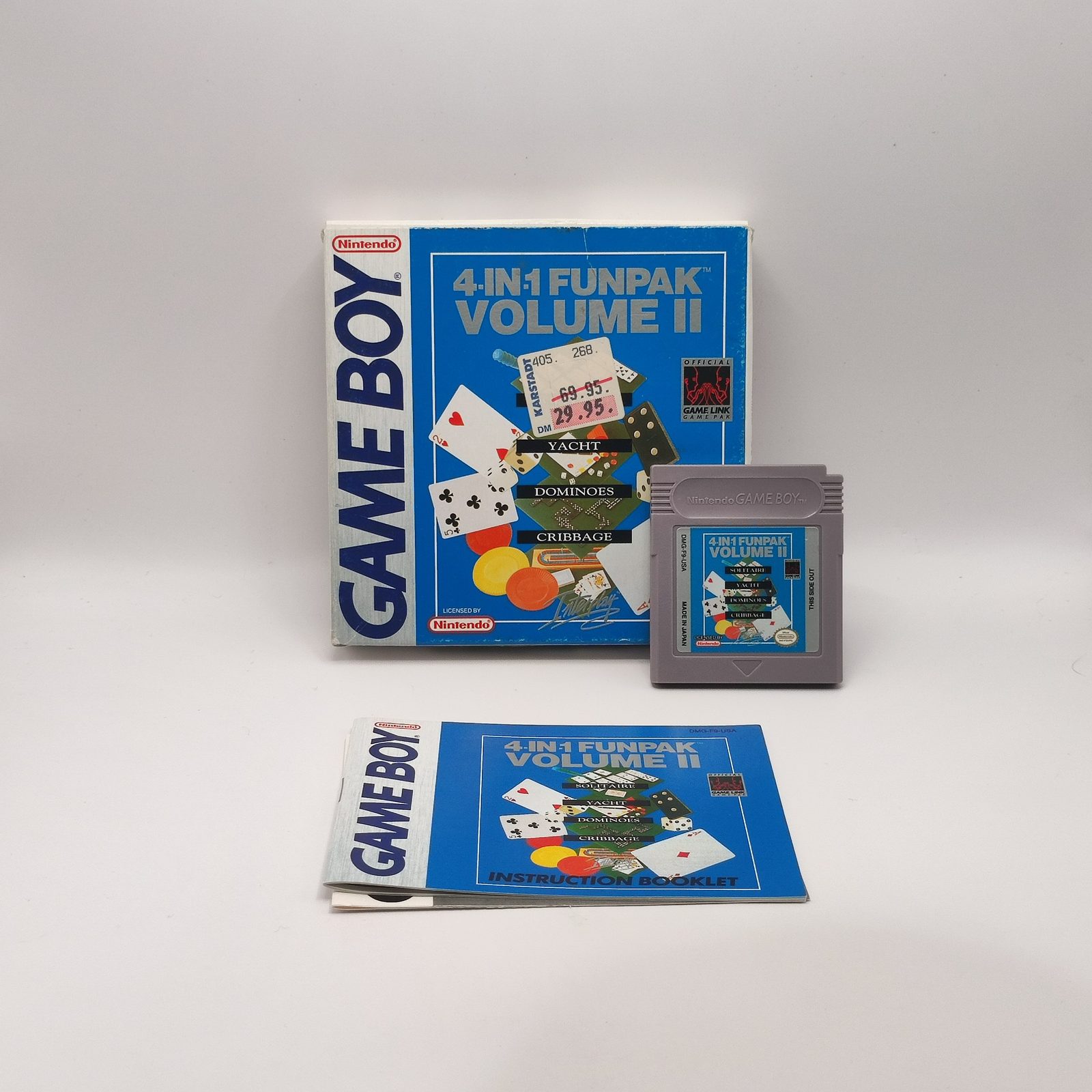 4-in-1 Funpak Volume II Game Boy completo PAL