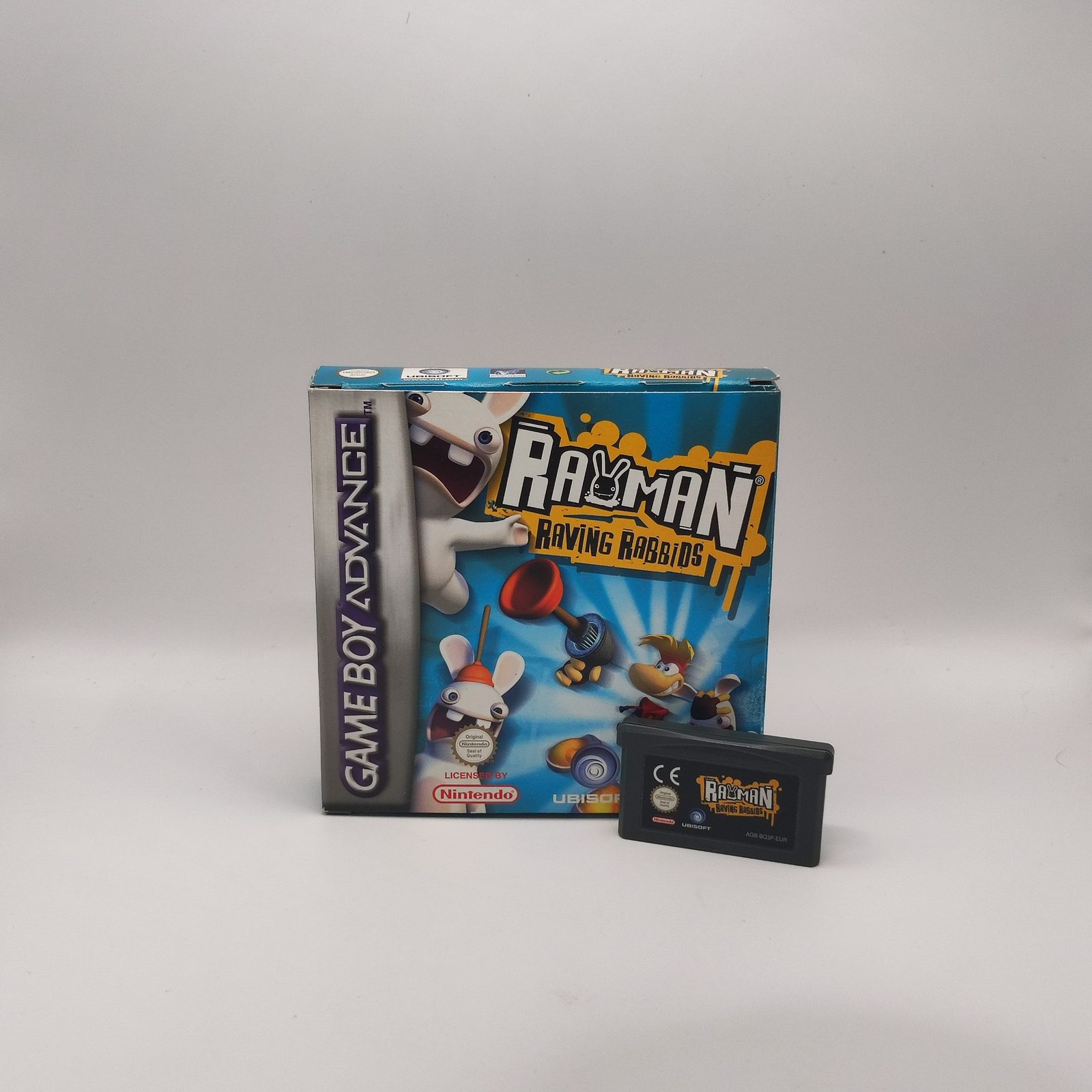 Rayman Raving Rabbids GBA Game Boy Advance PAL ITA completo