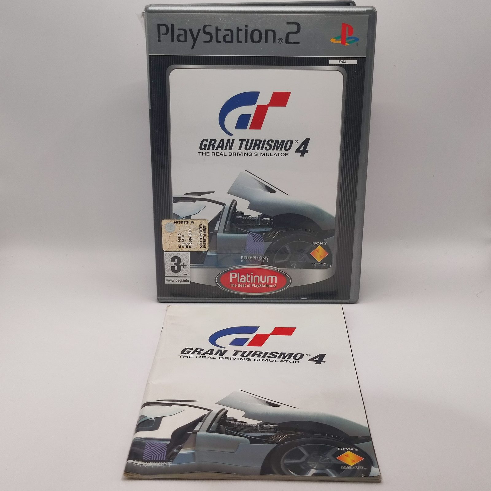 Gran Turismo 4 Platinum PS2 PAL ITA completo
